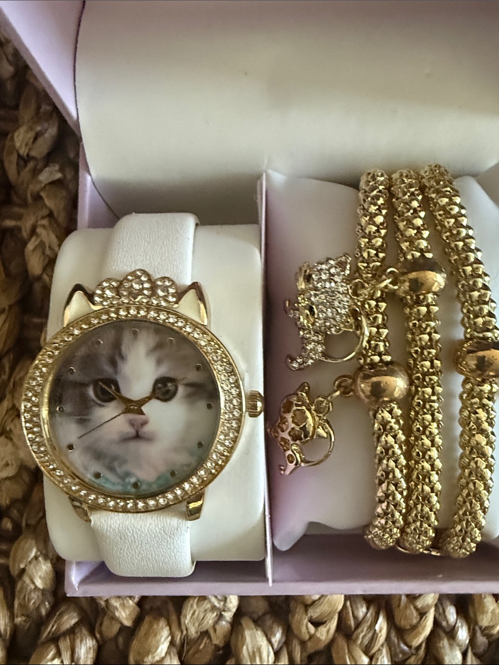 Kitty Watch and Bracelet Set
